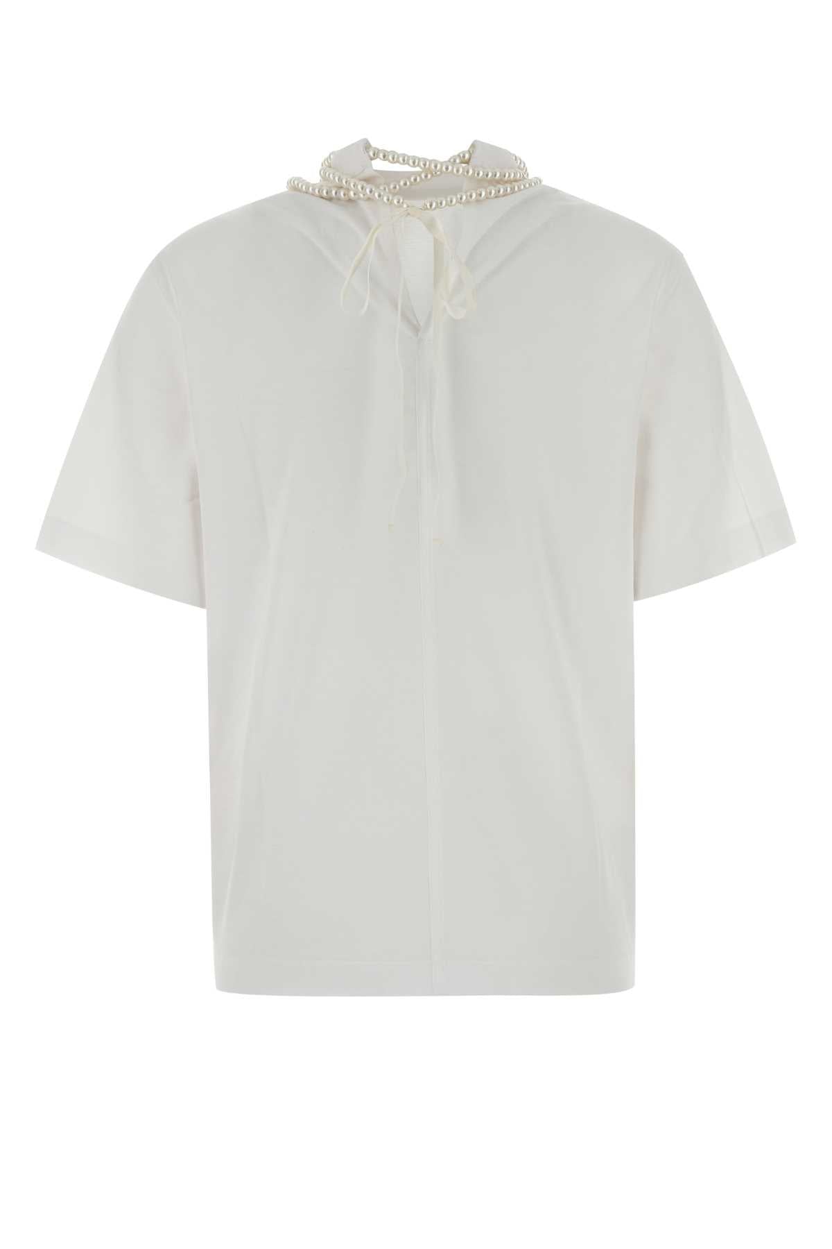 White Exterior: Cotton T-shirt