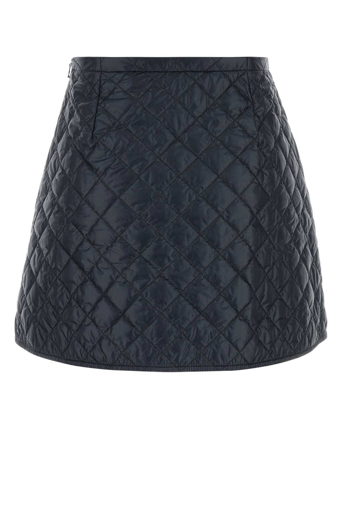 Midnight Blue Nylon Mini Skirt 778 Exterior: Lining: Gonne