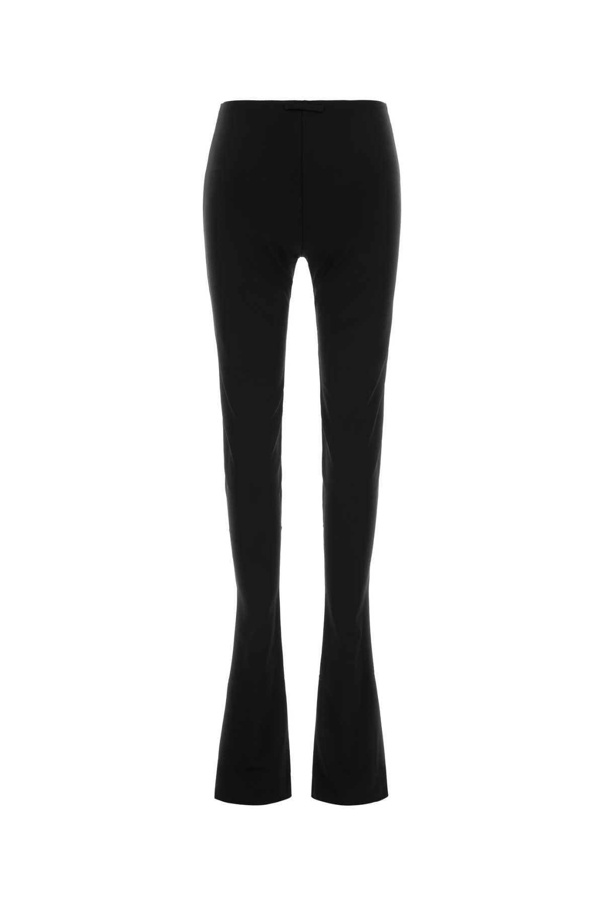 Black Exterior: Viscose Elastane Pantaloni