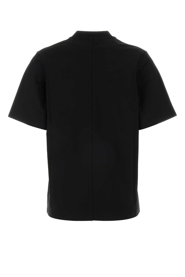 Black Cotton Chiara T-Shirt Exterior