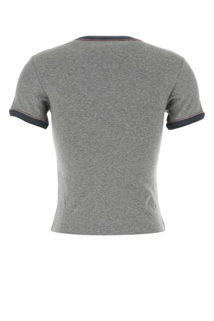 Grey Cotton T-Shirt Neutralgrey Exterior