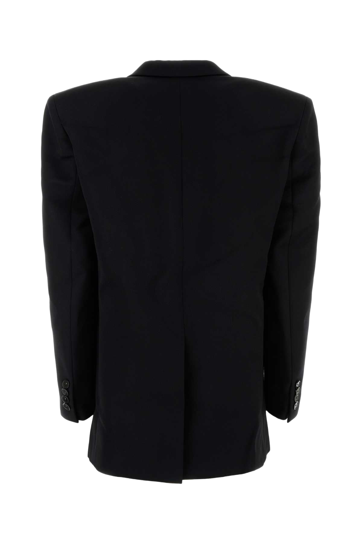 Black Wool Blazer Giacche E Gilet