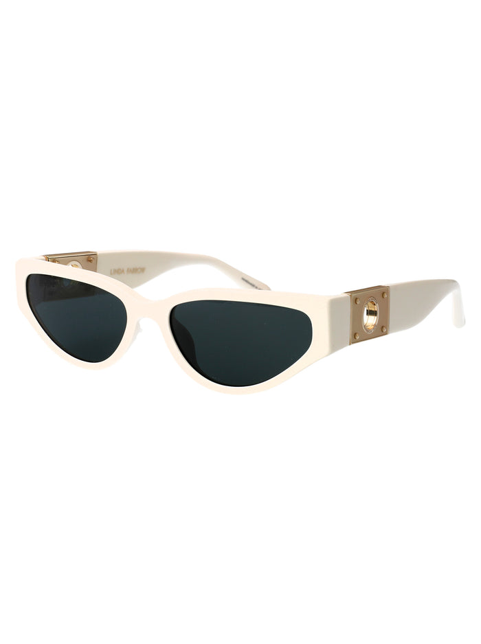 Lfl1426c2sun C2 White/yellowgold/mattyellowgold/deepgreen Acetate Sunglasses