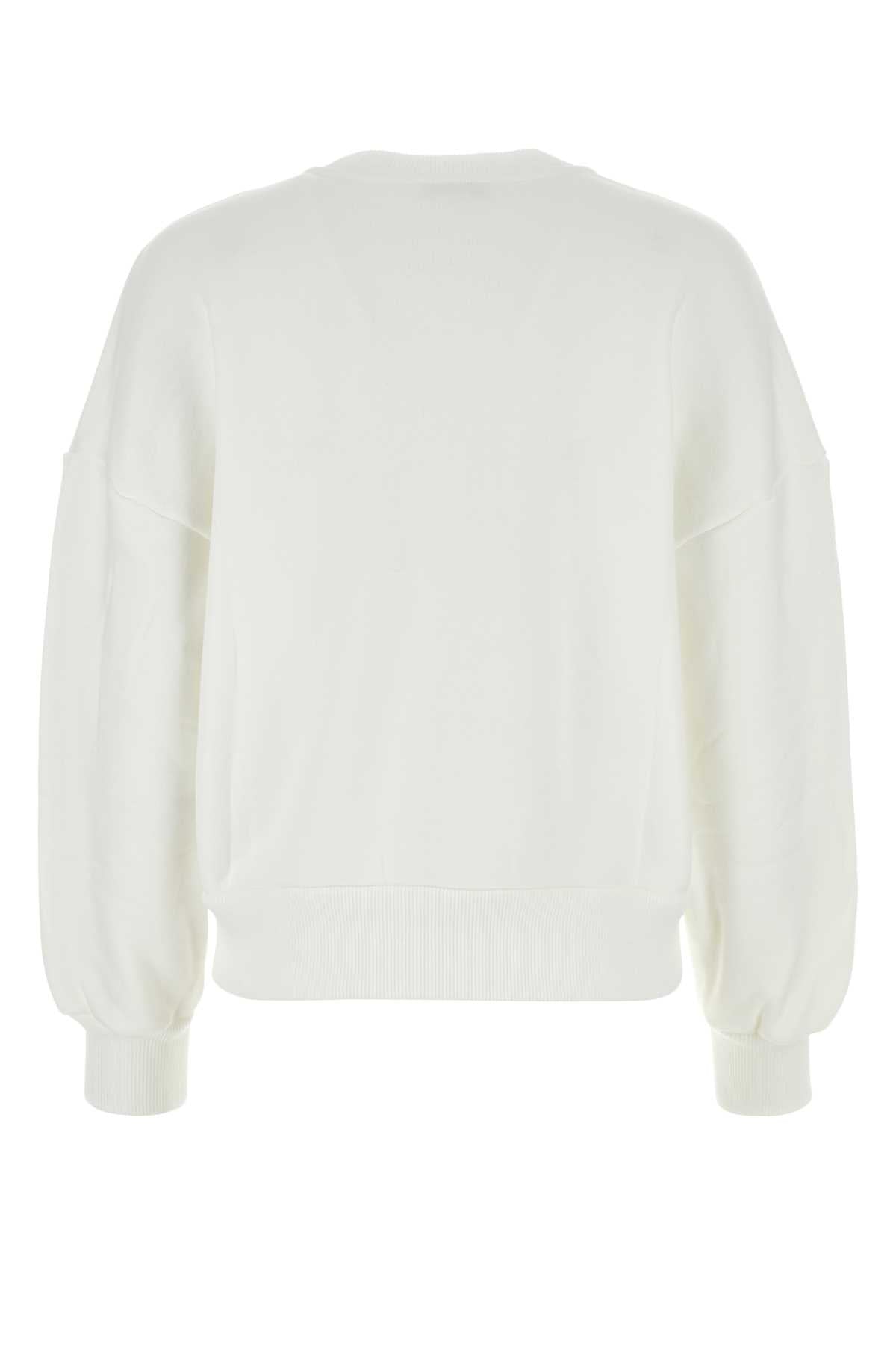 White Exterior: Cotton Felpe