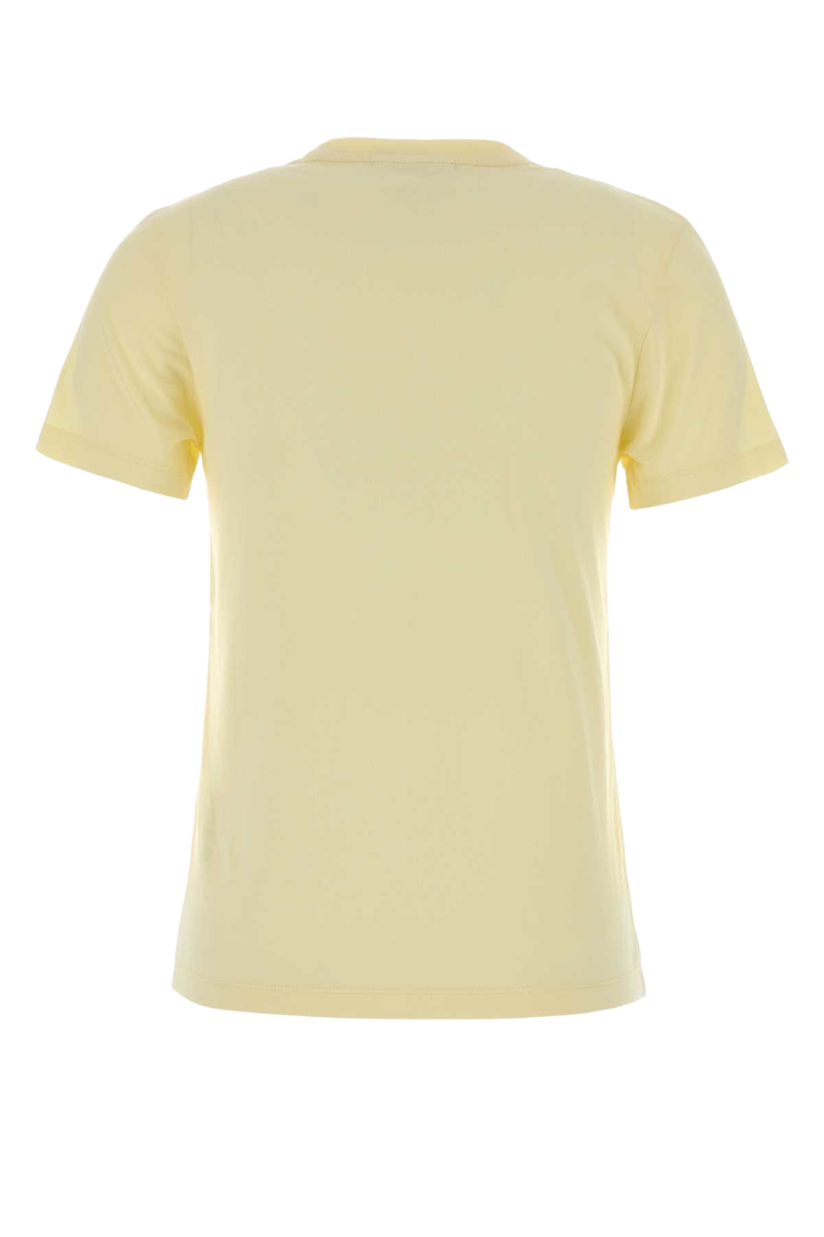 Yellow Cotton T-Shirt Pastelyellow