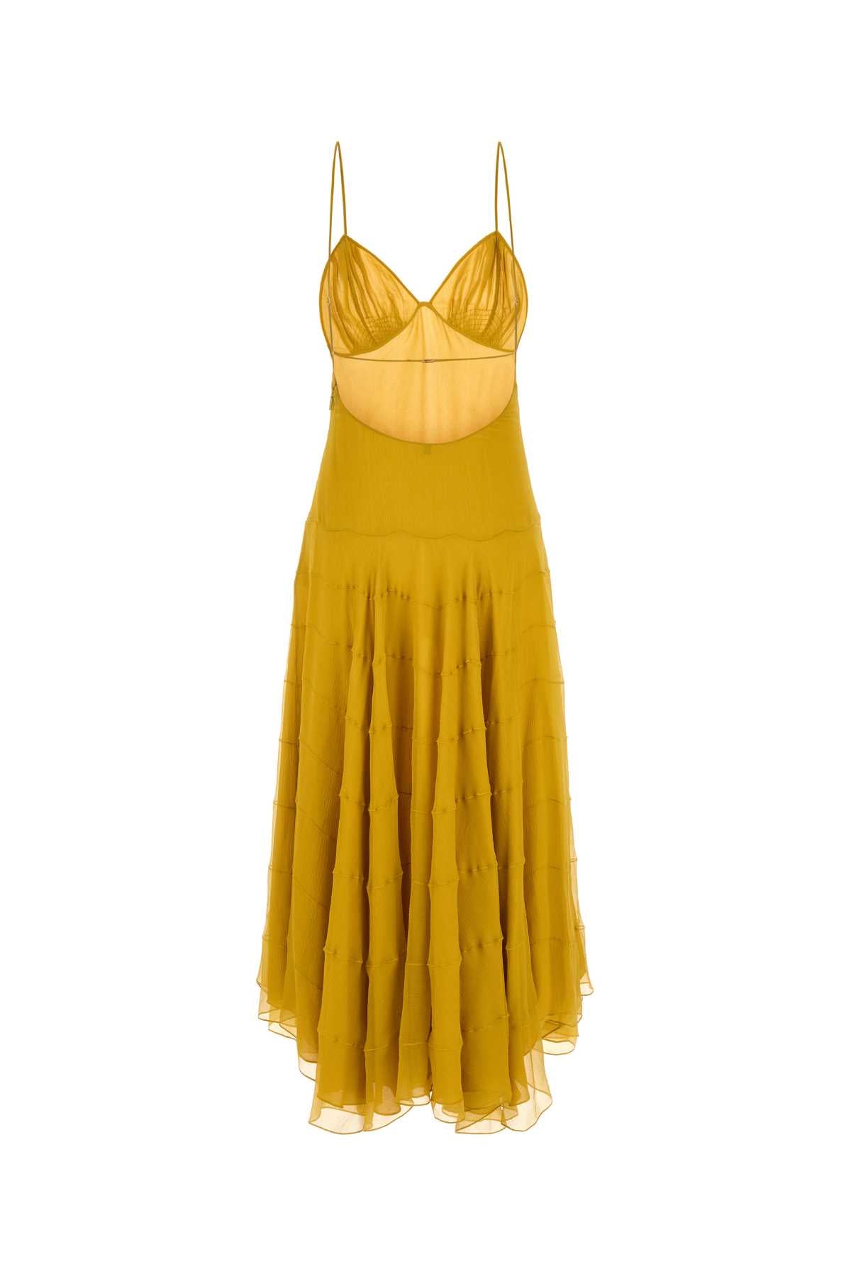 Jaune Moutarde Exterior: Silk Abiti