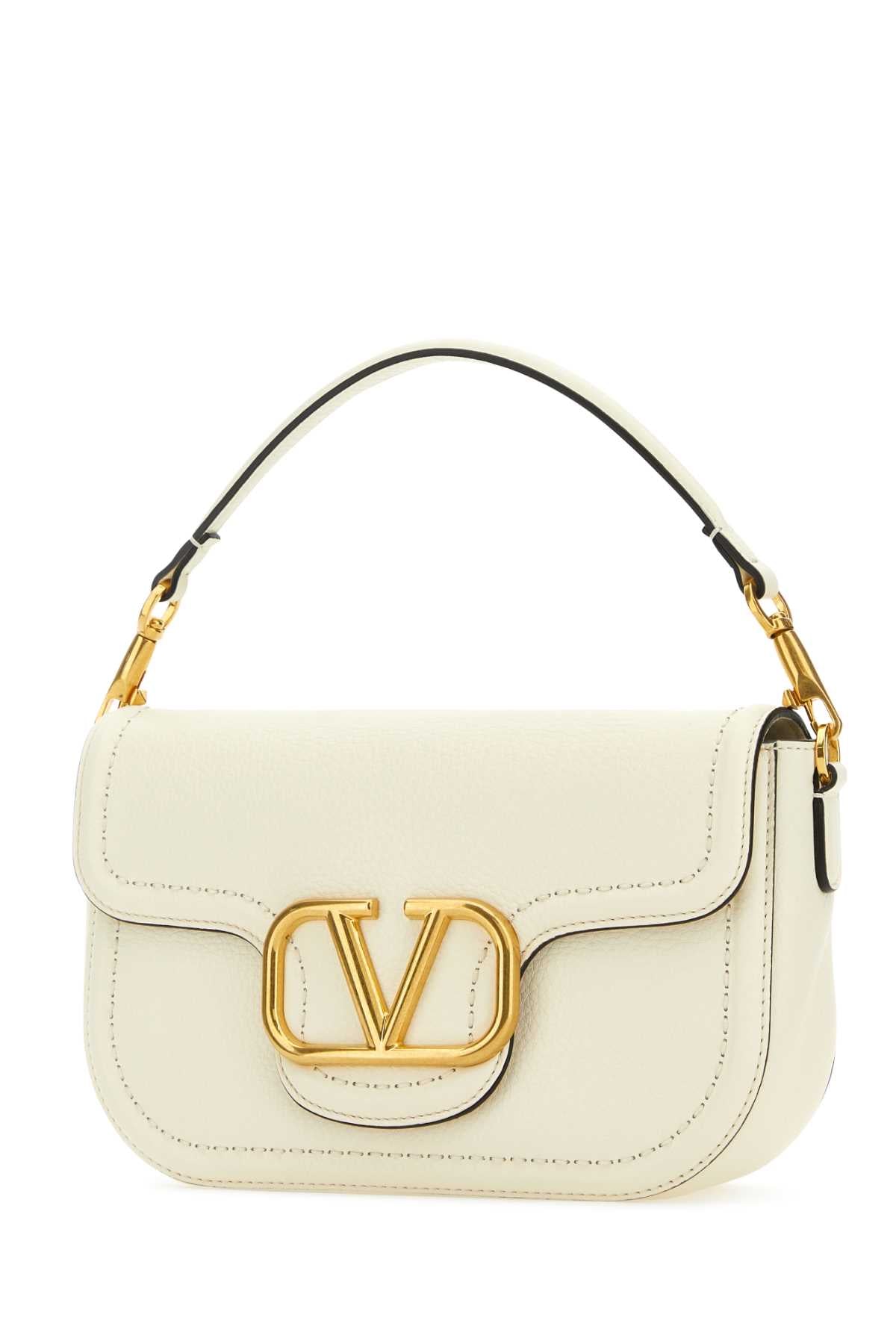 Ivory Leather Alltime Shoulder Bag Borse A Mano