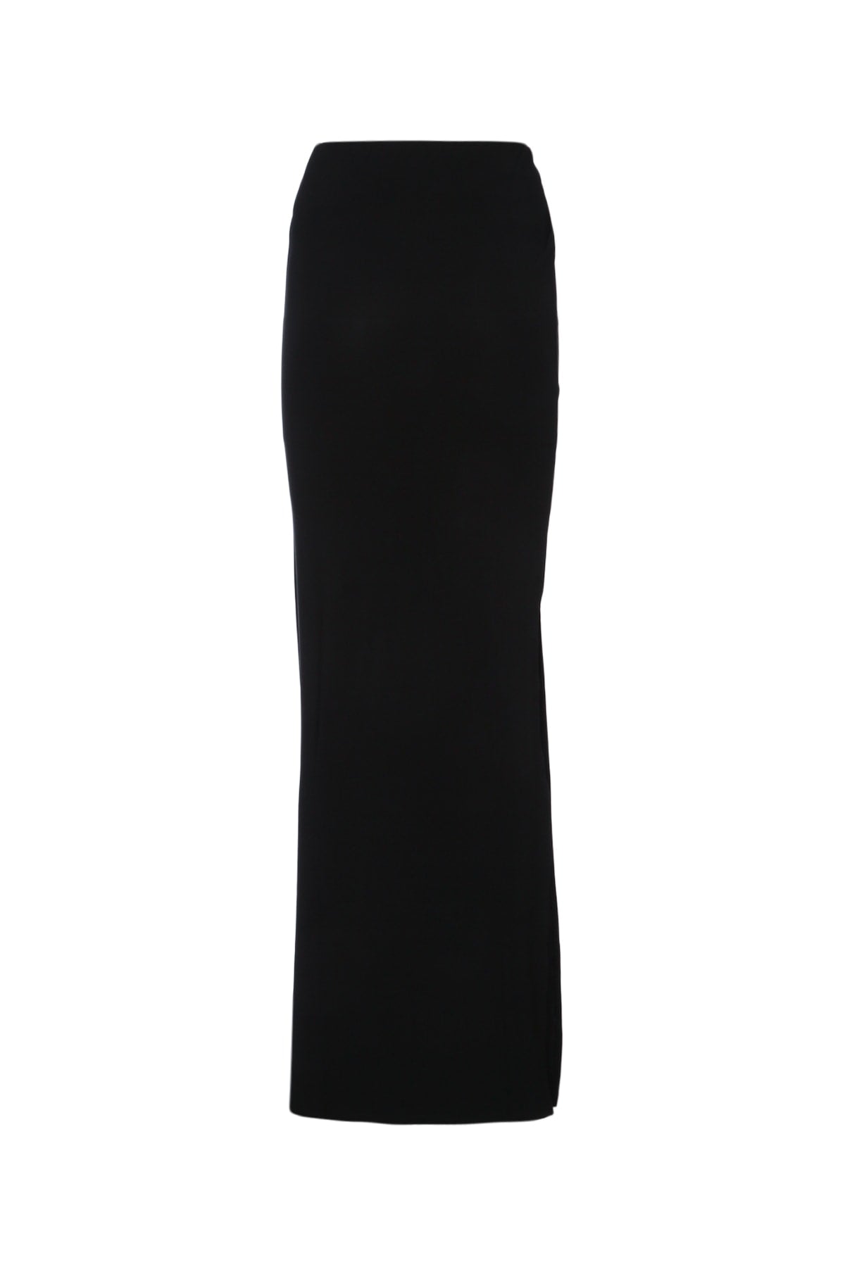 La Jupe Peplo Black Cotton Gonne