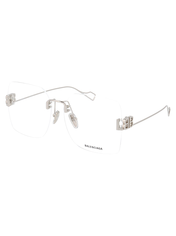Bb0113o 002 Silver Transparent Metal Optical