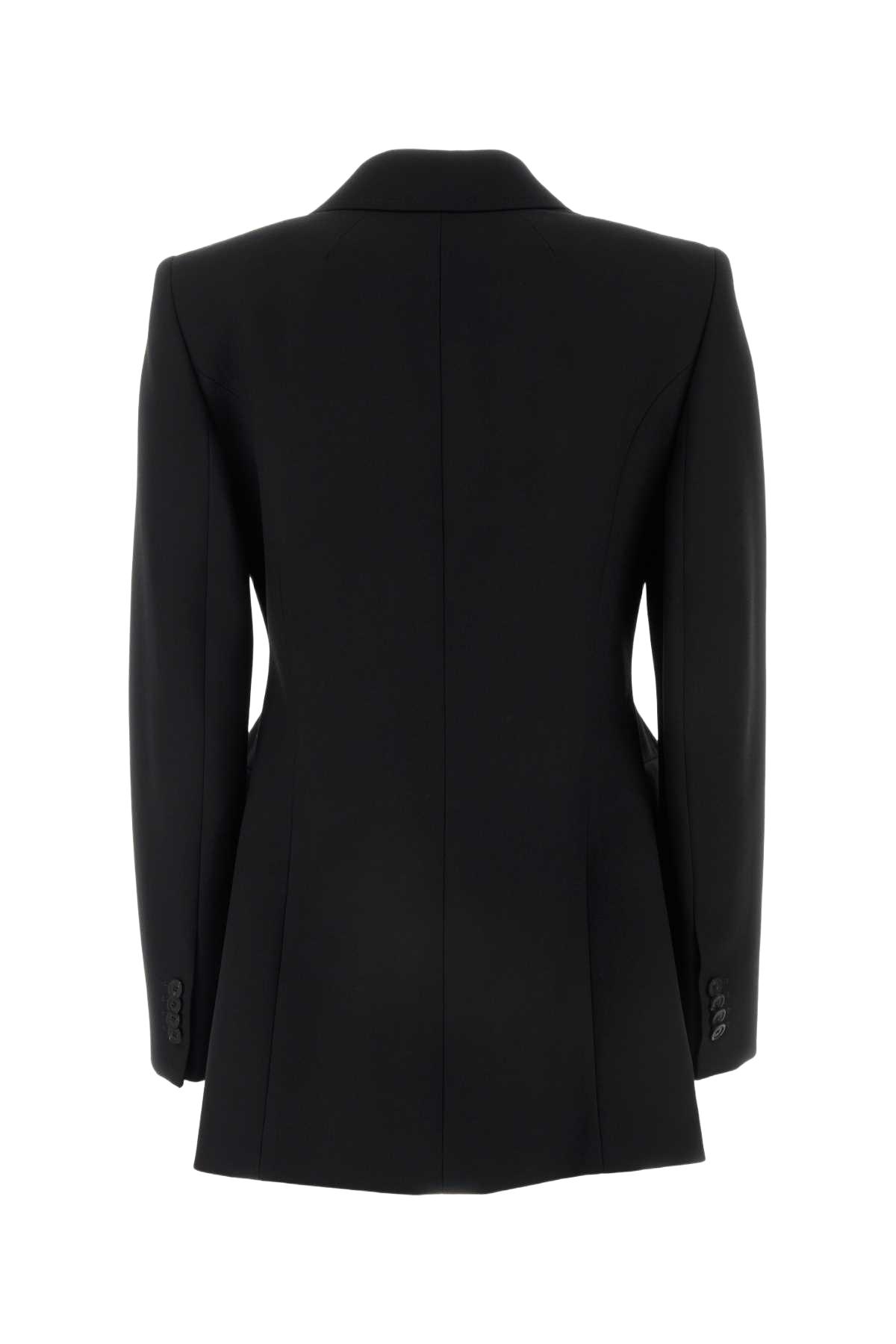 Black Wool Blazer T Giacche E Gilet
