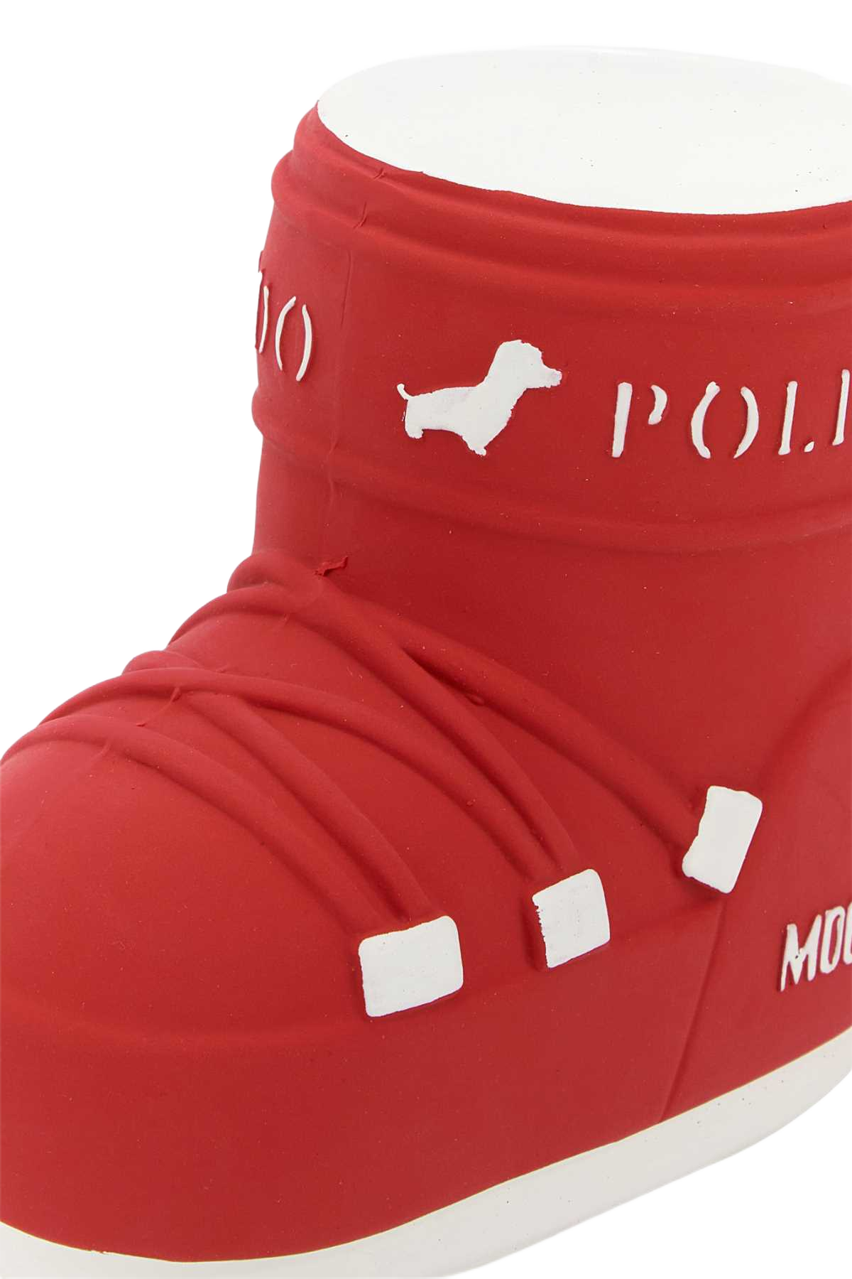 Red Rubber Poldo Dog Couture X Moonboot Dogs Toy Exterior: Extra-accessori