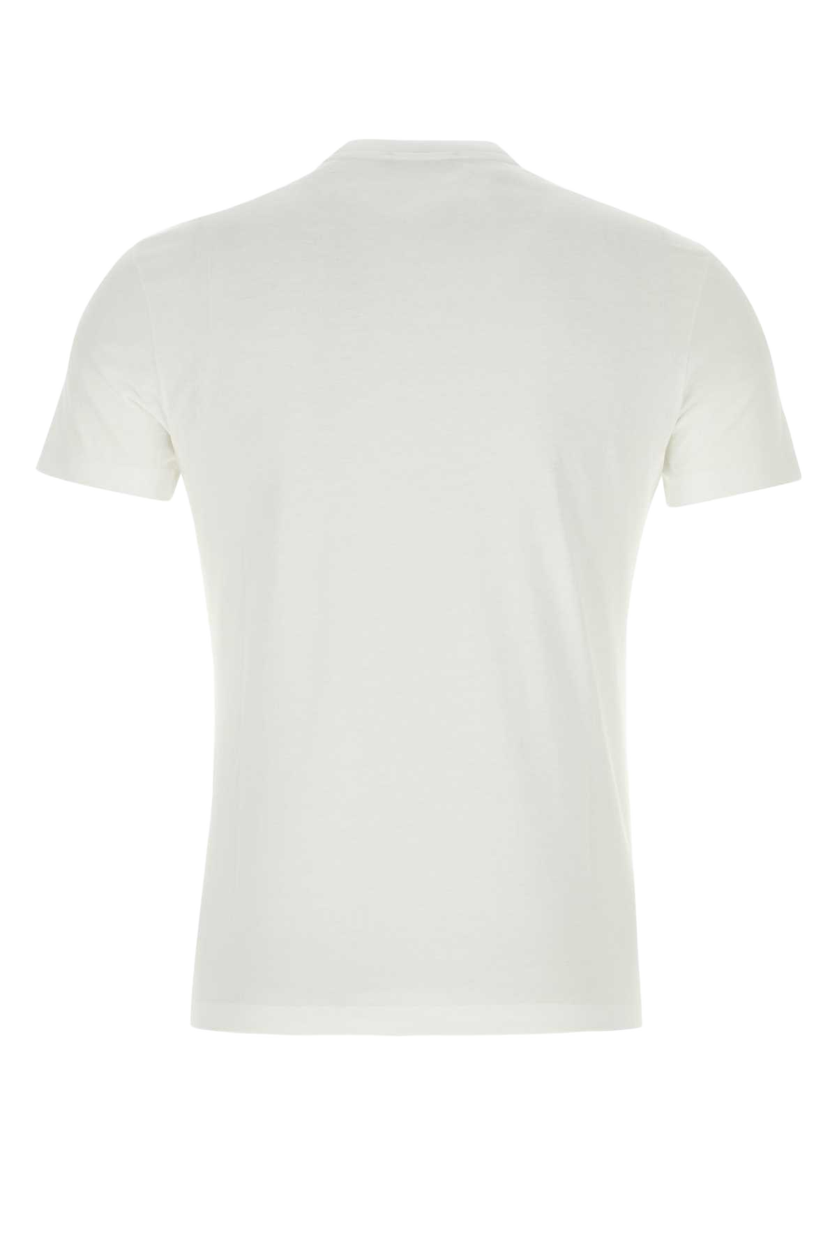 White Cotton T-Shirt 1w000 Exterior