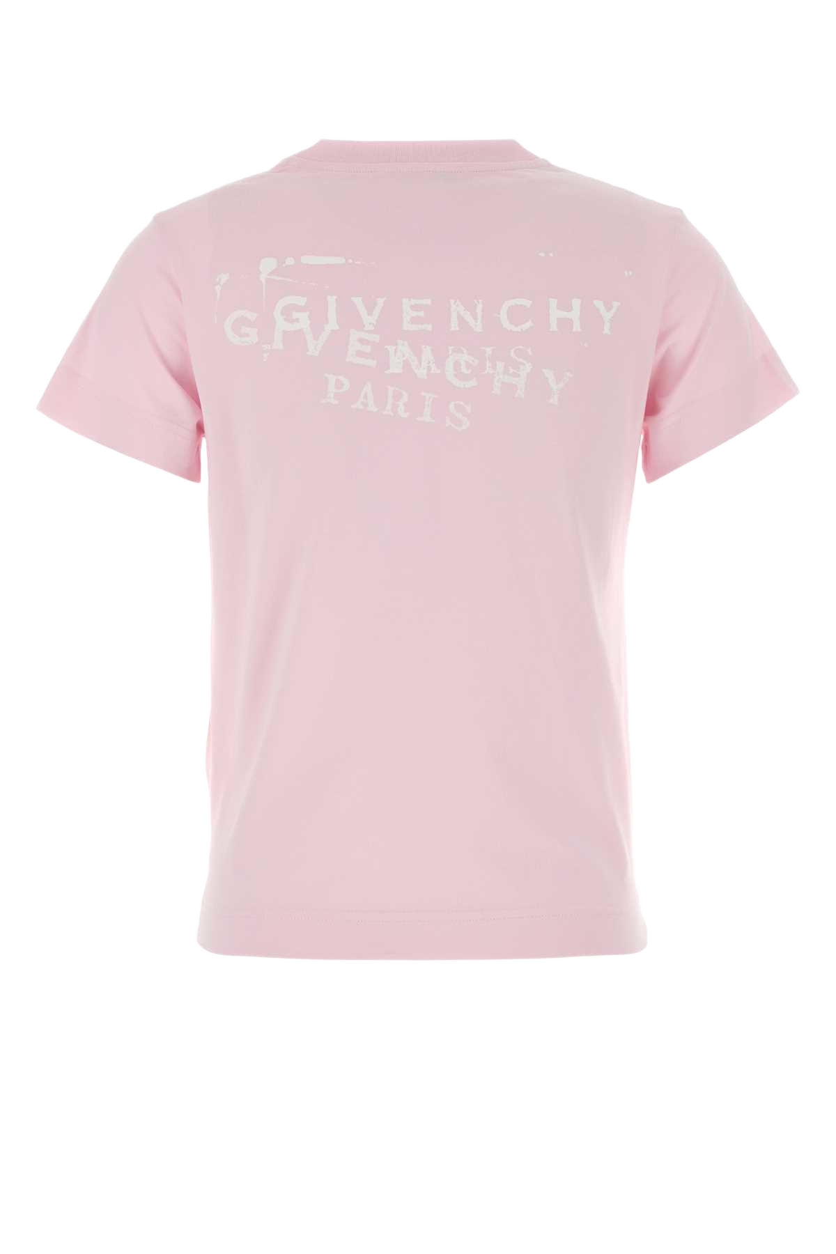 Pink Cotton T-Shirt Lightpink Exterior: Coton