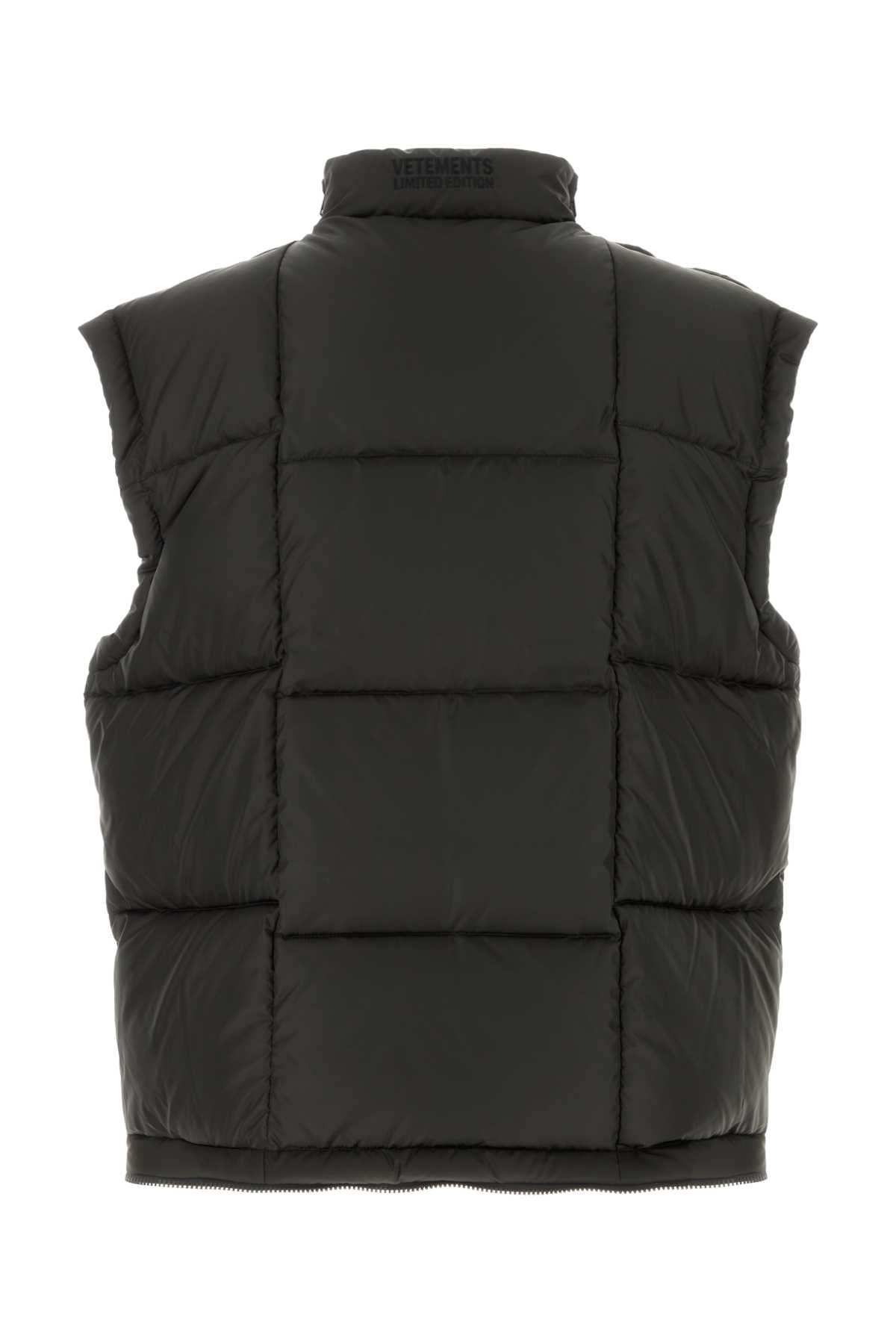 Dark Brown Polyester Down Jacket Blackout Piumini