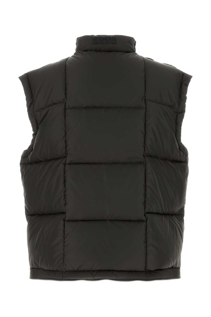 Dark Brown Polyester Down Jacket Blackout Piumini