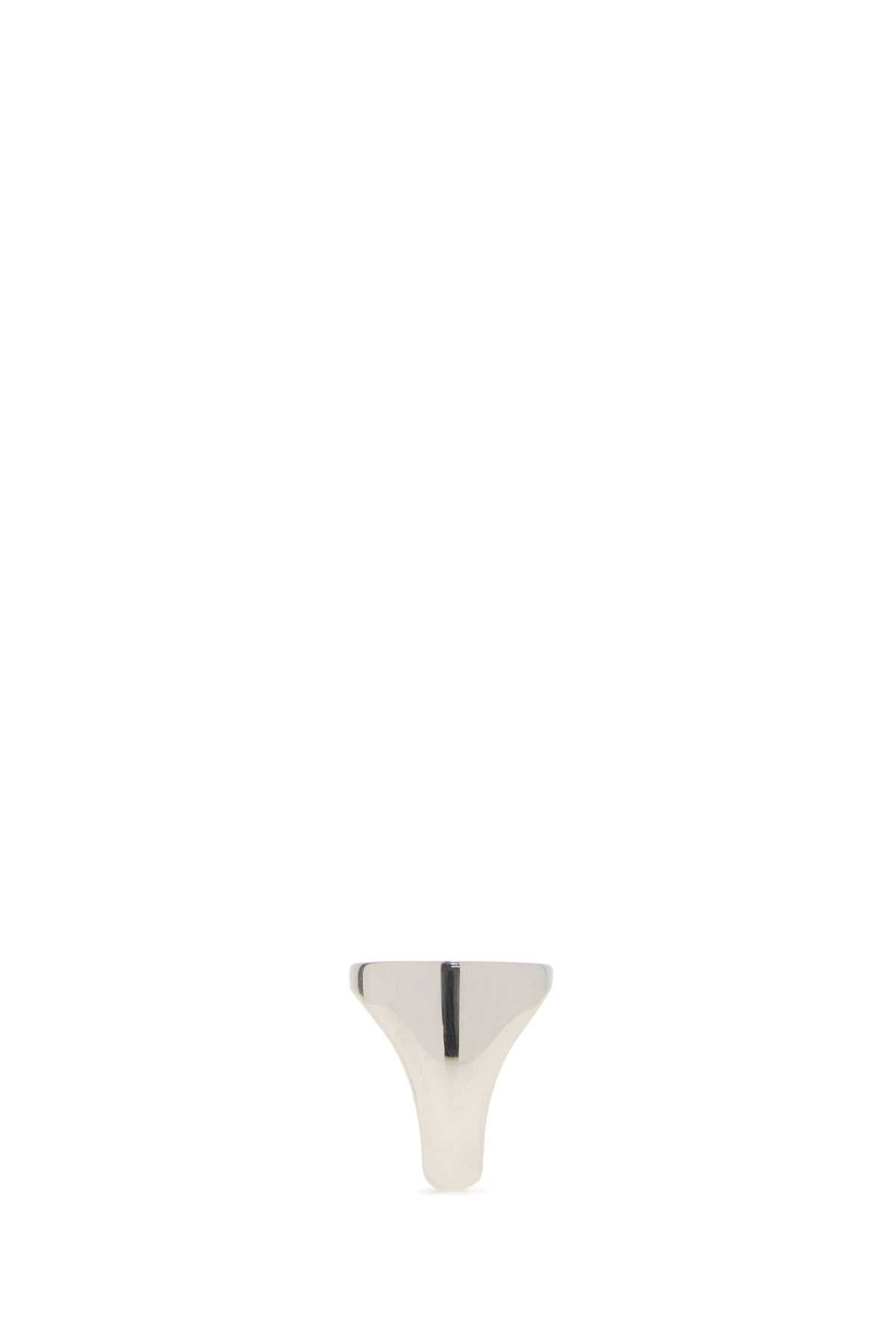 Silver Metal Ring Polished Palladio Spille