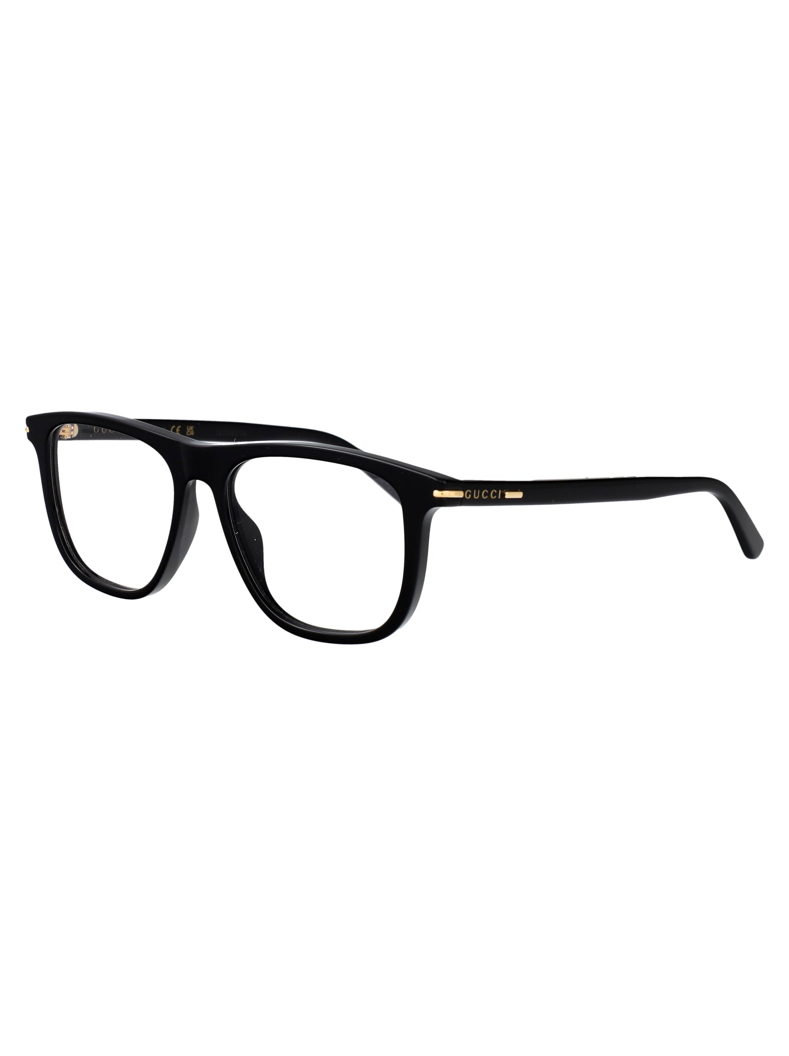 Gg2130o 001 Black-black-transparent Acetate Optical