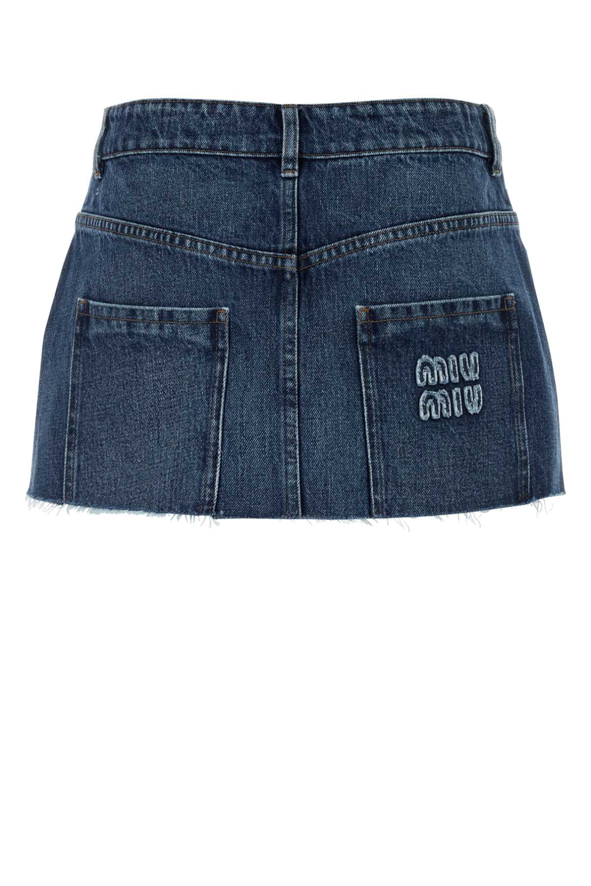 Bleu Exterior: Cotton Gonne