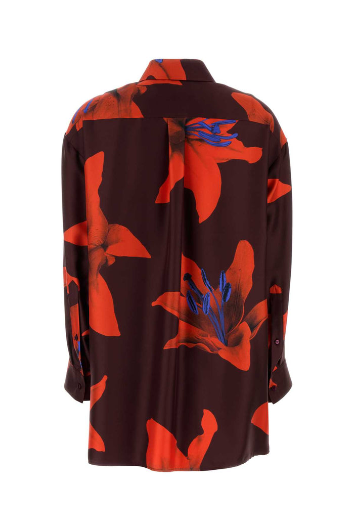 819016qcaly 5131 Burgundy-firered Exterior: Silk Camicie
