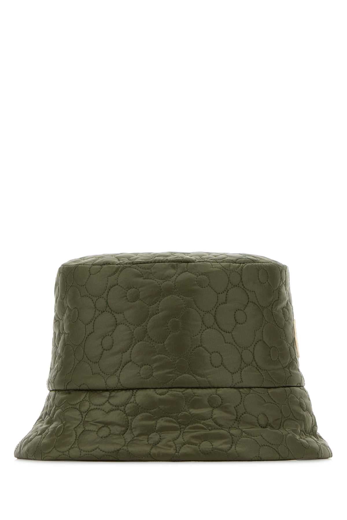 Olive Green Nylon Reversible Bucket Hat P88 Cappelli E Fasce Per Capelli