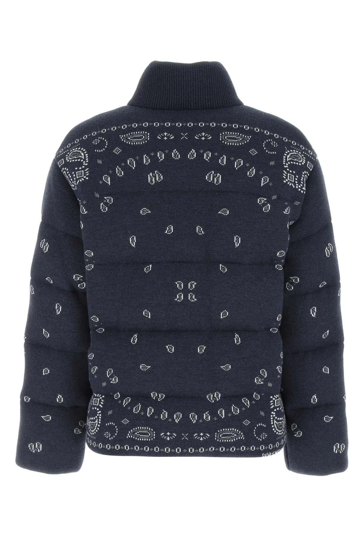 Embroidered Wool Bandana Down Jacket 4685 Piumini