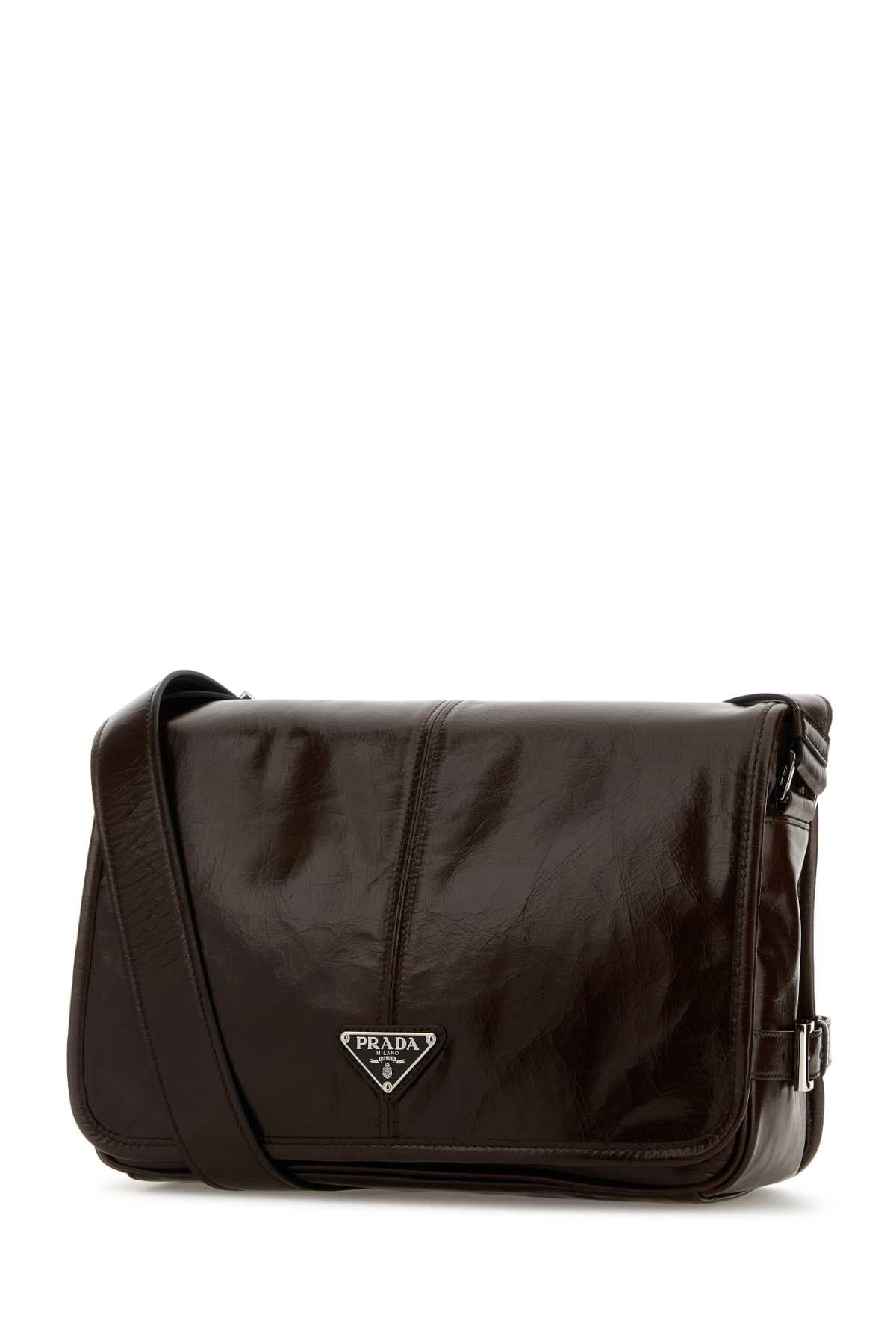 Chocolate Leather Crossbody Bag Moro N Vitello Borse A Tracolla