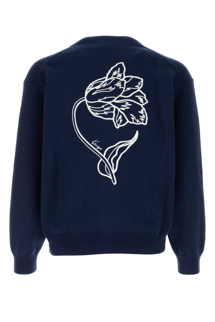 Blueblack Exterior: Wool Cotton Maglieria