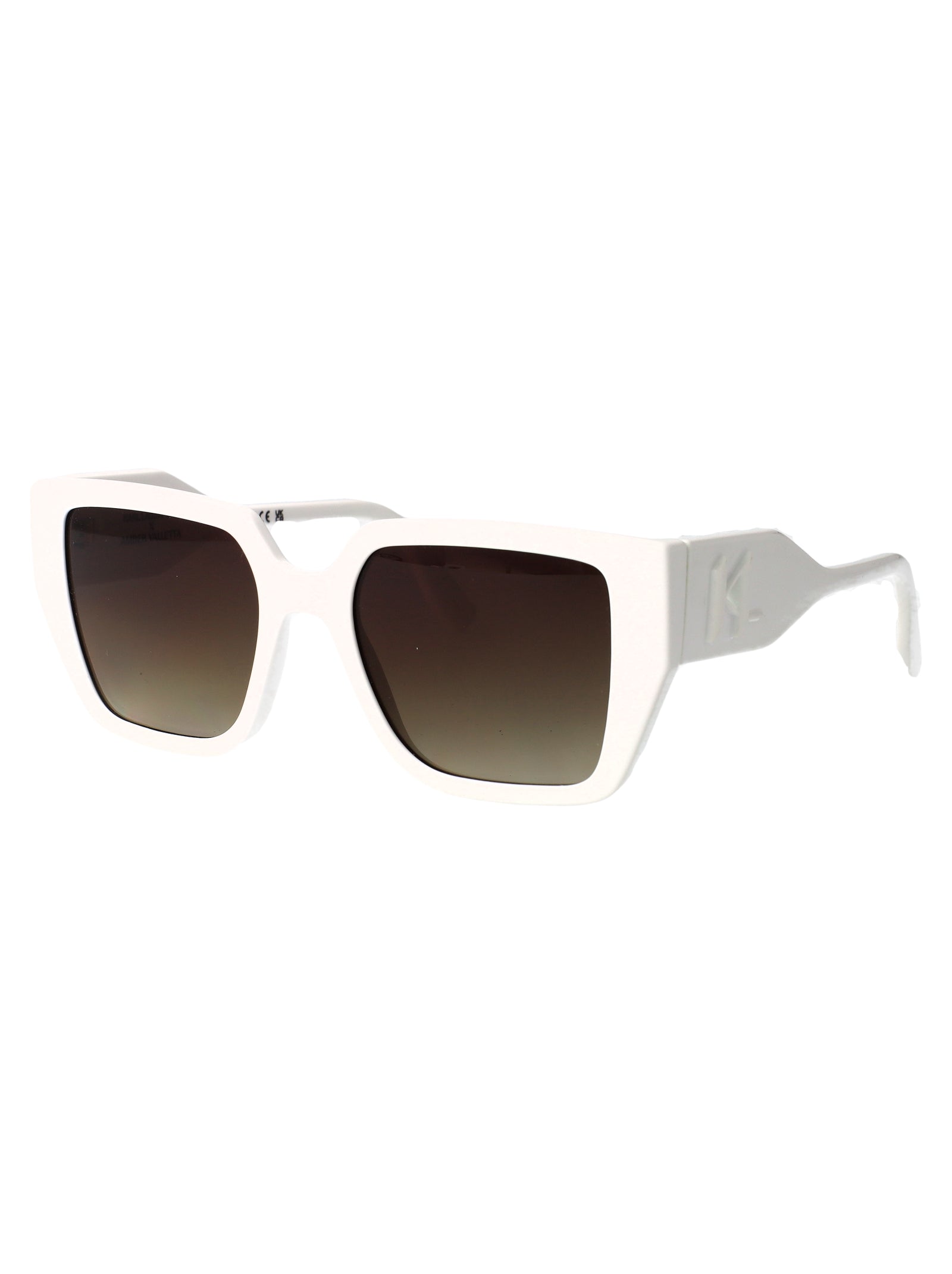 Kl6098s 105 White Acetate Sunglasses