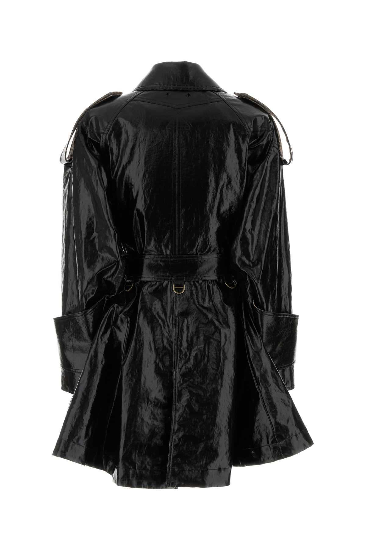 Black Exterior: Linen Linen: Cotton Cappotti
