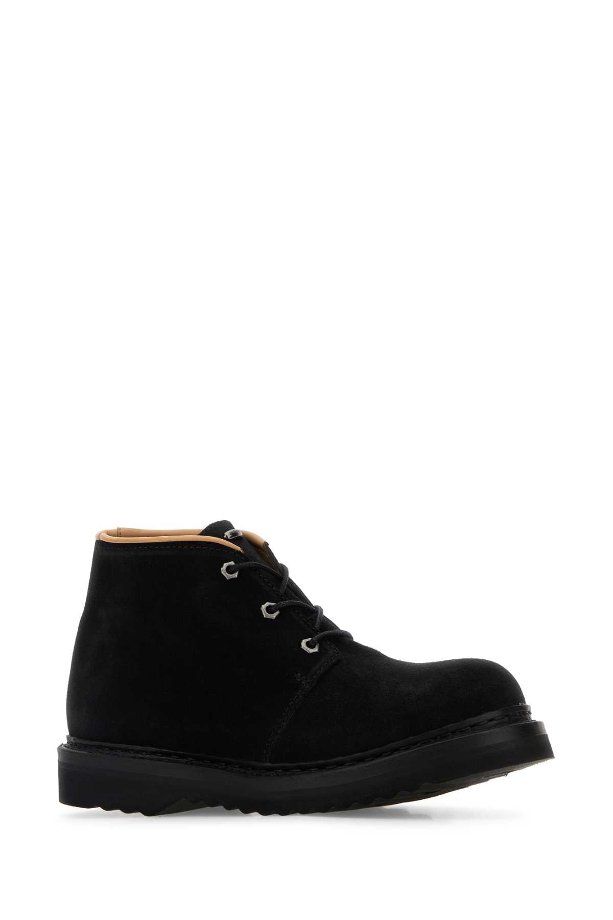A4257cd Dimblavelsue Dim Black Velour Suede Stivali