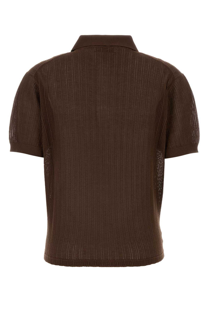 Mml06jsooo19ur F0324 Cacao Exterior: Cotton Polo
