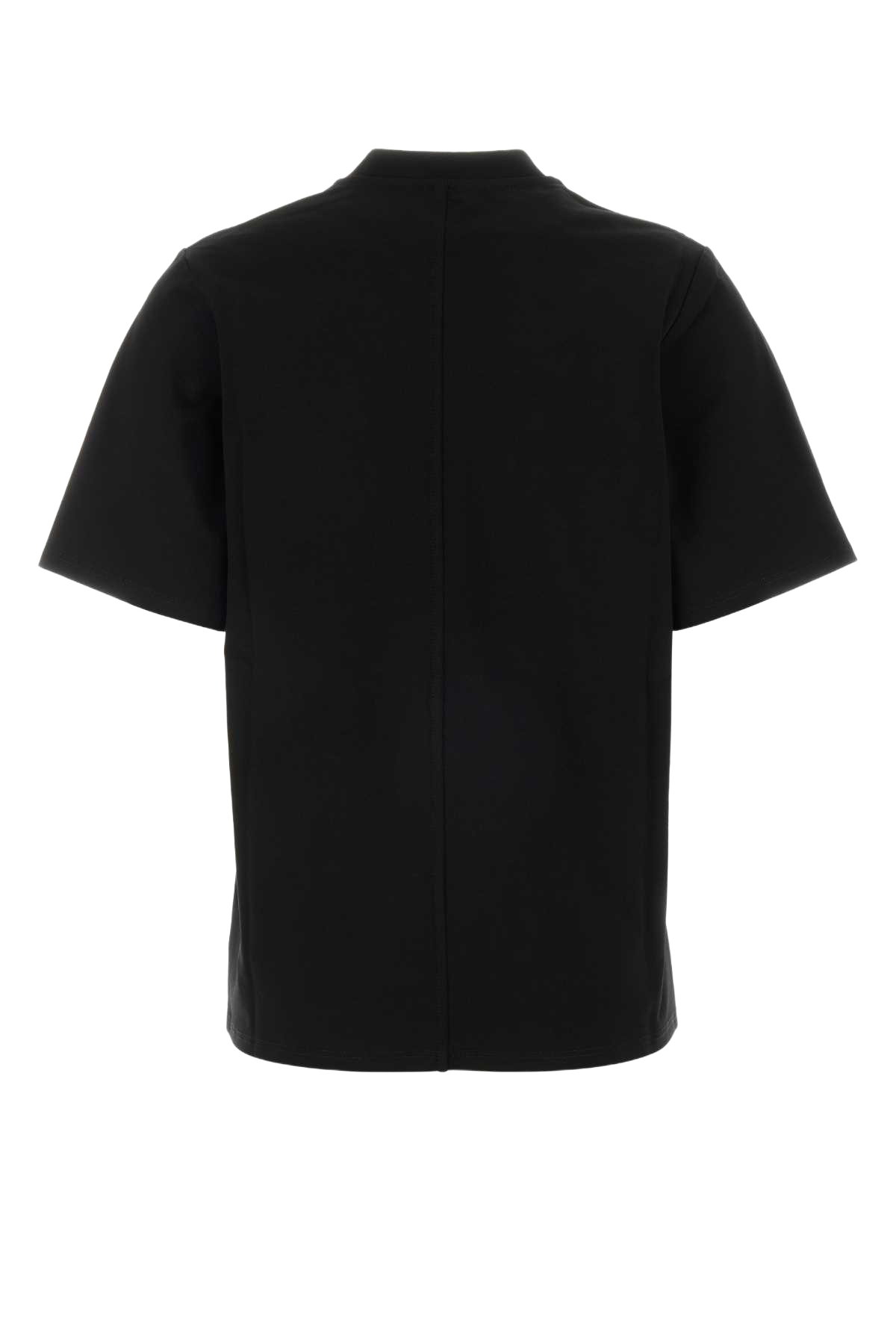 Black Cotton Chiara T-Shirt Exterior