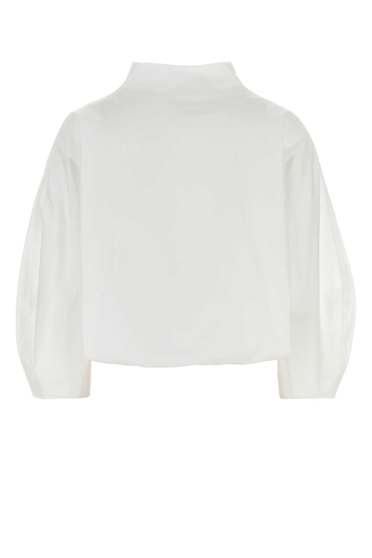 White Poplin Shirt Exterior: Cotton Camicie