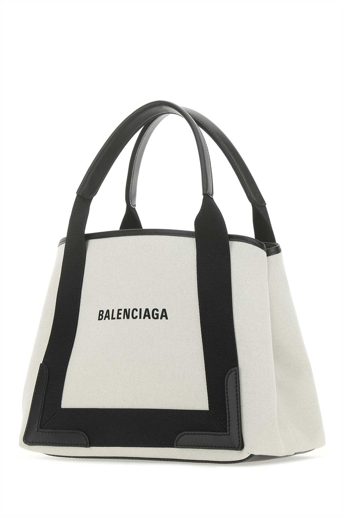 Two-Tone Canvas Handbag 9260 T Cotton Borse A Mano
