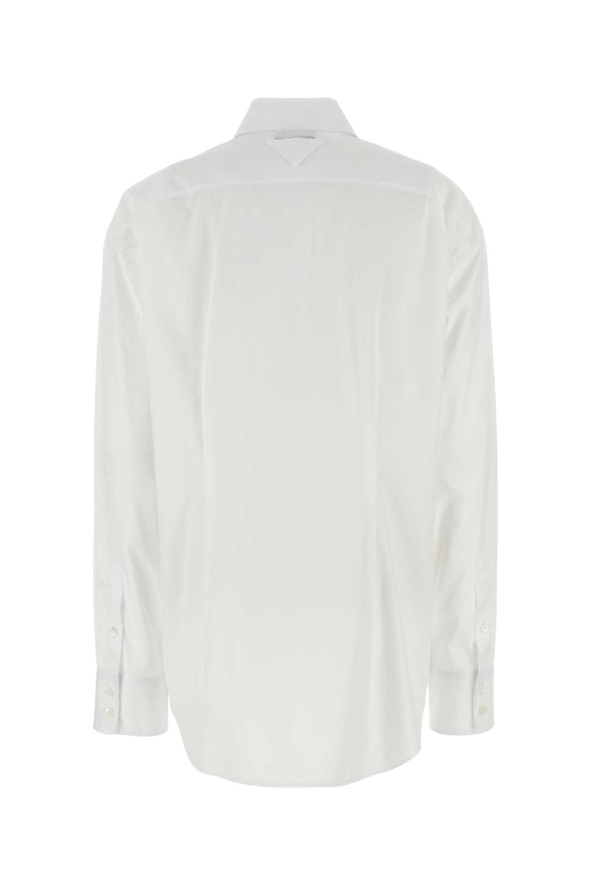 White Poplin Shirt Bianco Camicie