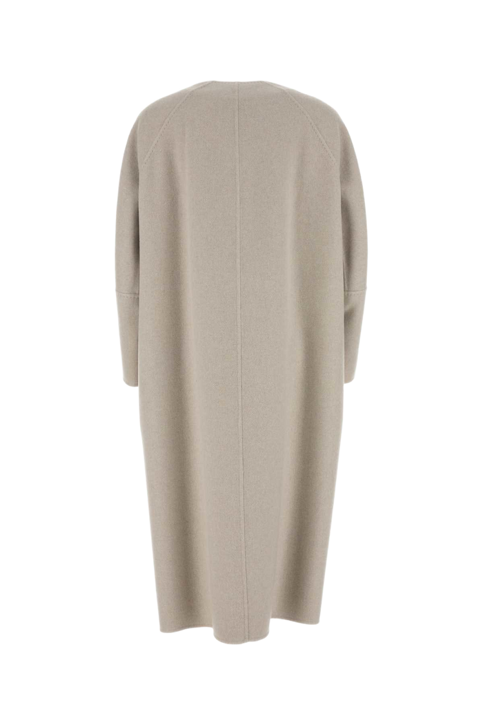 Sand Cashmere Album1234 Coat Beige Exterior: Cappotti
