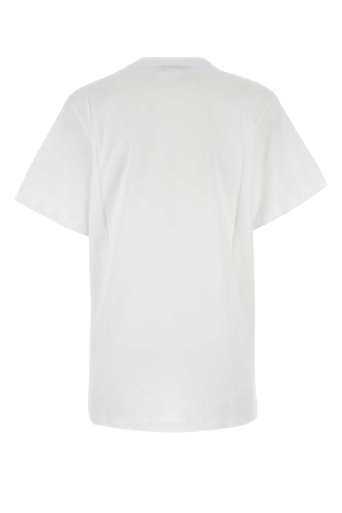 White Cotton Mango T-Shirt Bianco Ottico Exterior