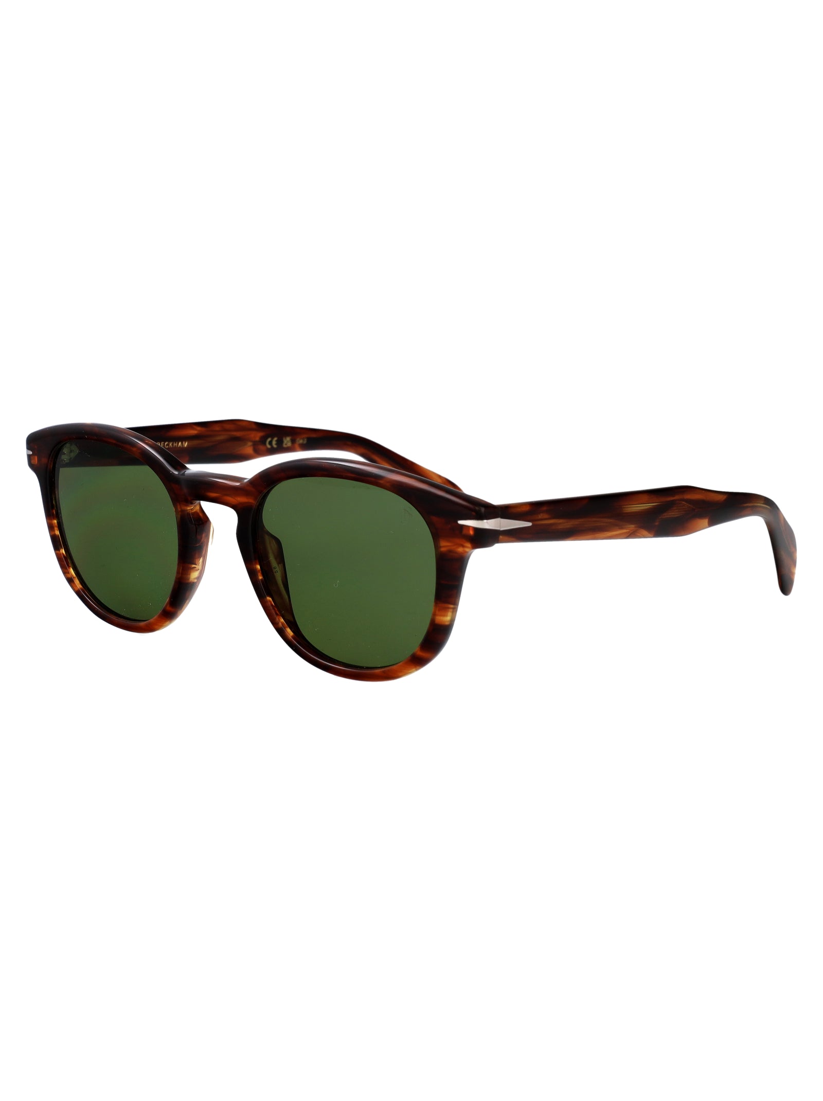 Db 1198-S Ex4 Brown Horn Acetate Sunglasses
