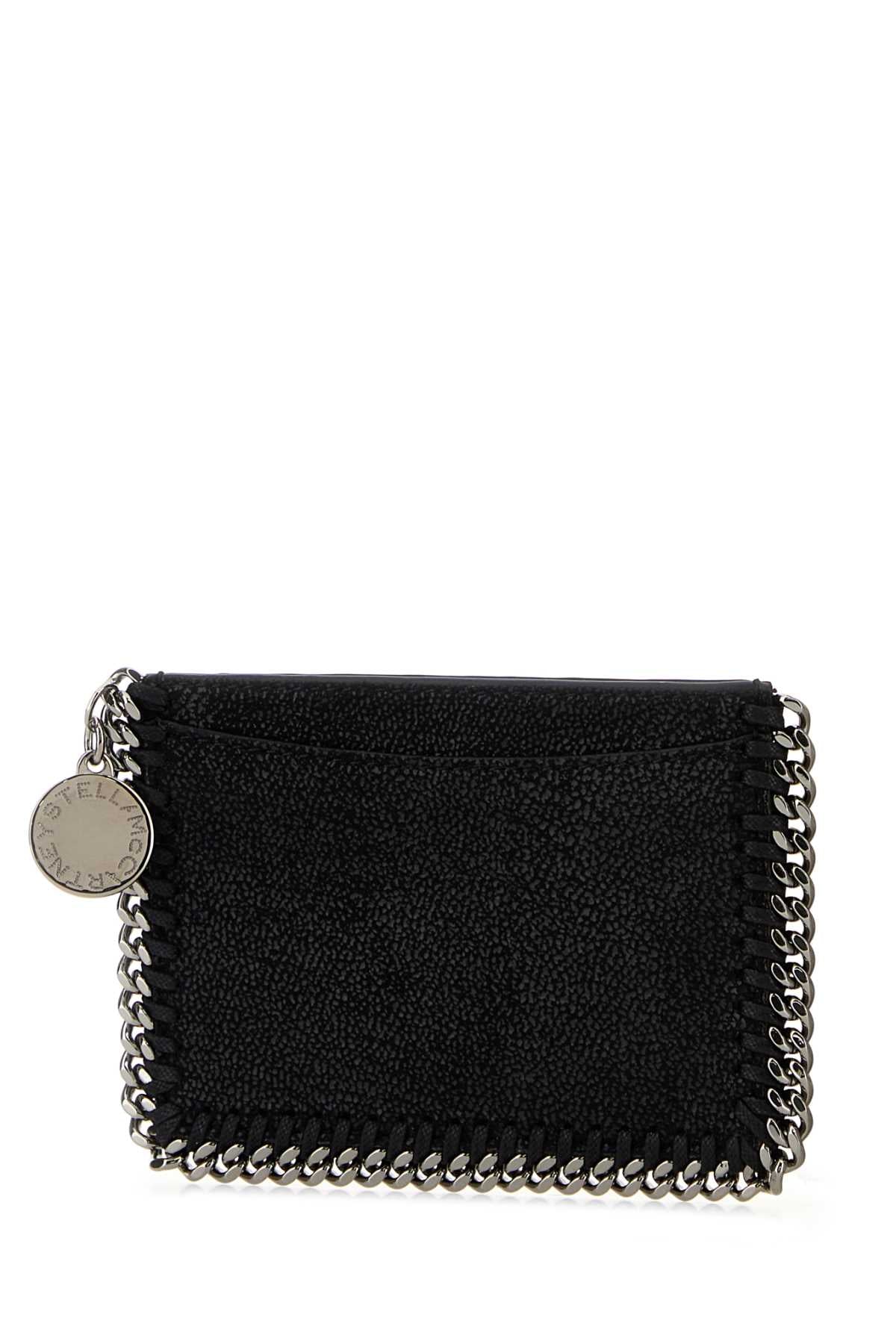 Black Polyester Portafogli