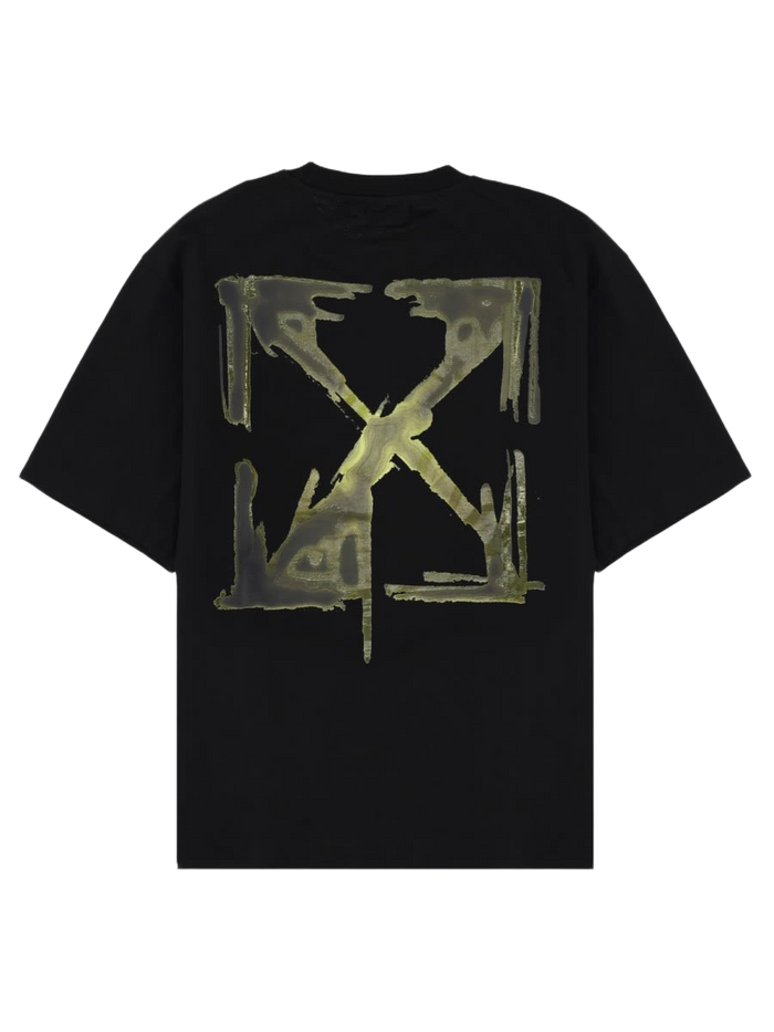 T-Shirt With Logo Black Cotton T-shirts