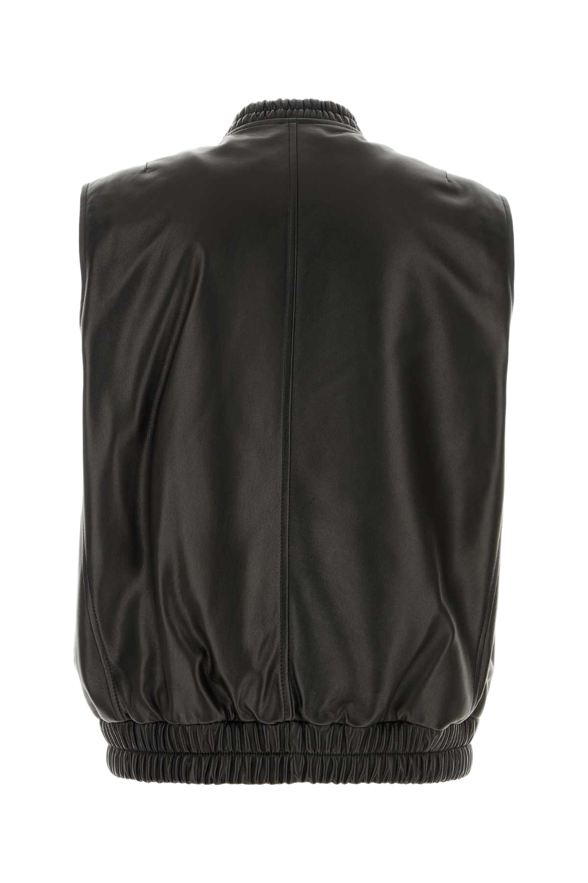 Black Leather Jacket Giacche E Gilet