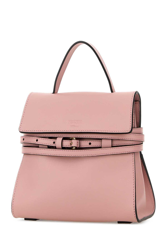 Pink Nappa Leather Small Tie Me Handbag Rosa Borse A Mano
