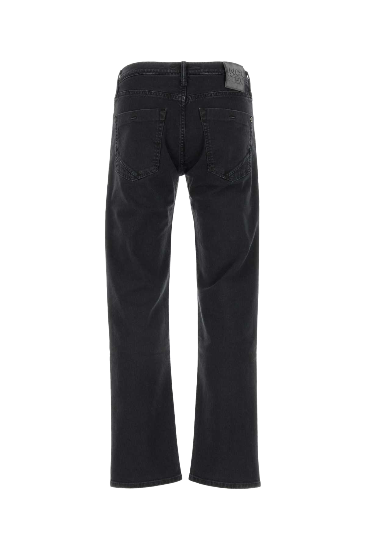 Black Stretch Denim Jeans Nero Exterior: Cotton Elastane