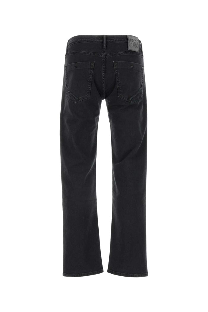 Black Stretch Denim Jeans Nero Exterior: Cotton Elastane