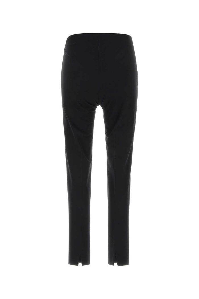 Black Stretch Jersey Gioia Pant Nero Exterior: Nylon Elastane Pantaloni