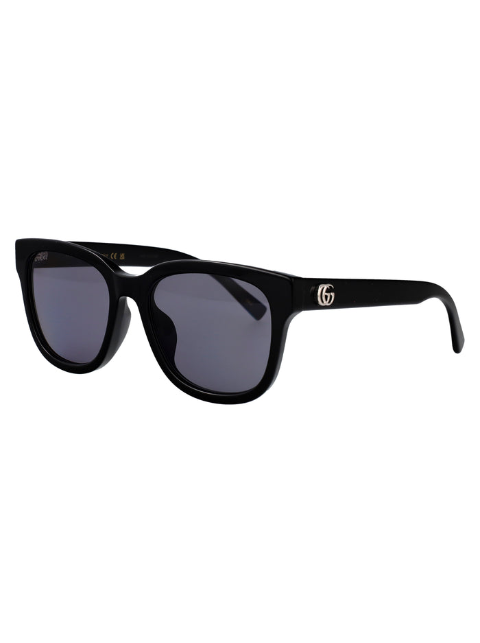 Gg2126sk 004 Black-black-grey Acetate Sunglasses