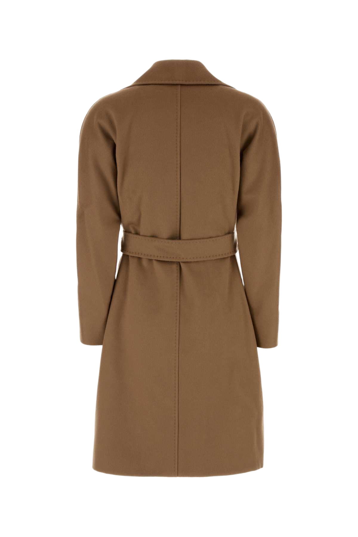 Camel Wool Dravenna Coat Cammello Cappotti