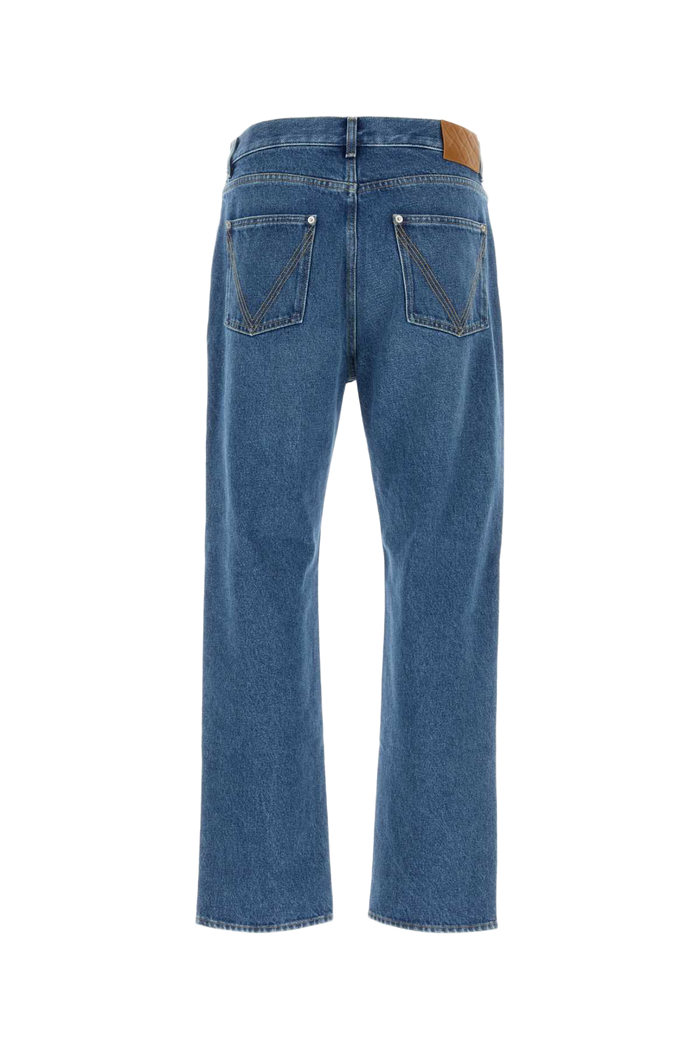 Denim Jeans Midblue Exterior: Cotton