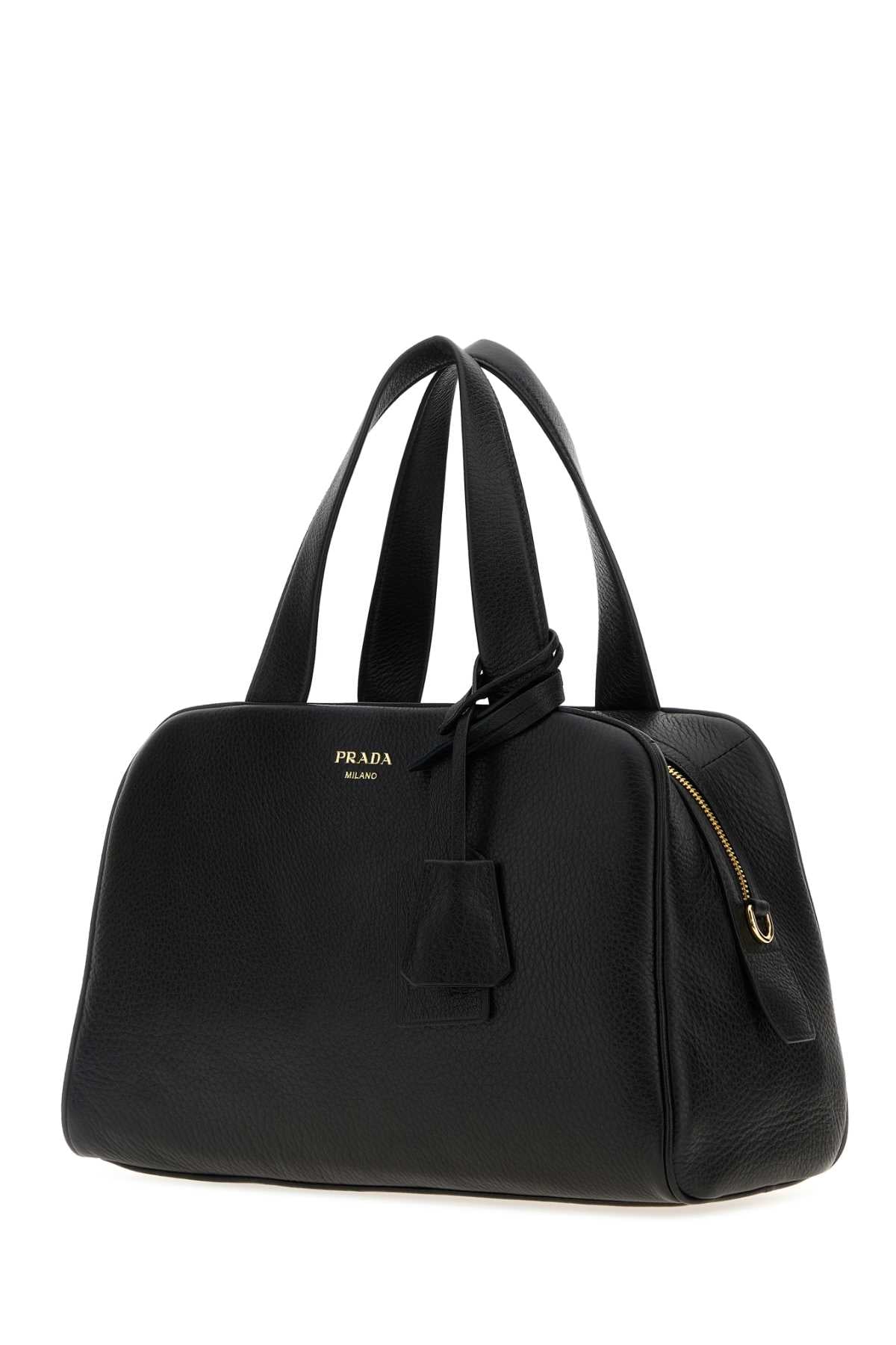 Black Leather Handbag Nero Cervuselaphusscot. Borse A Mano