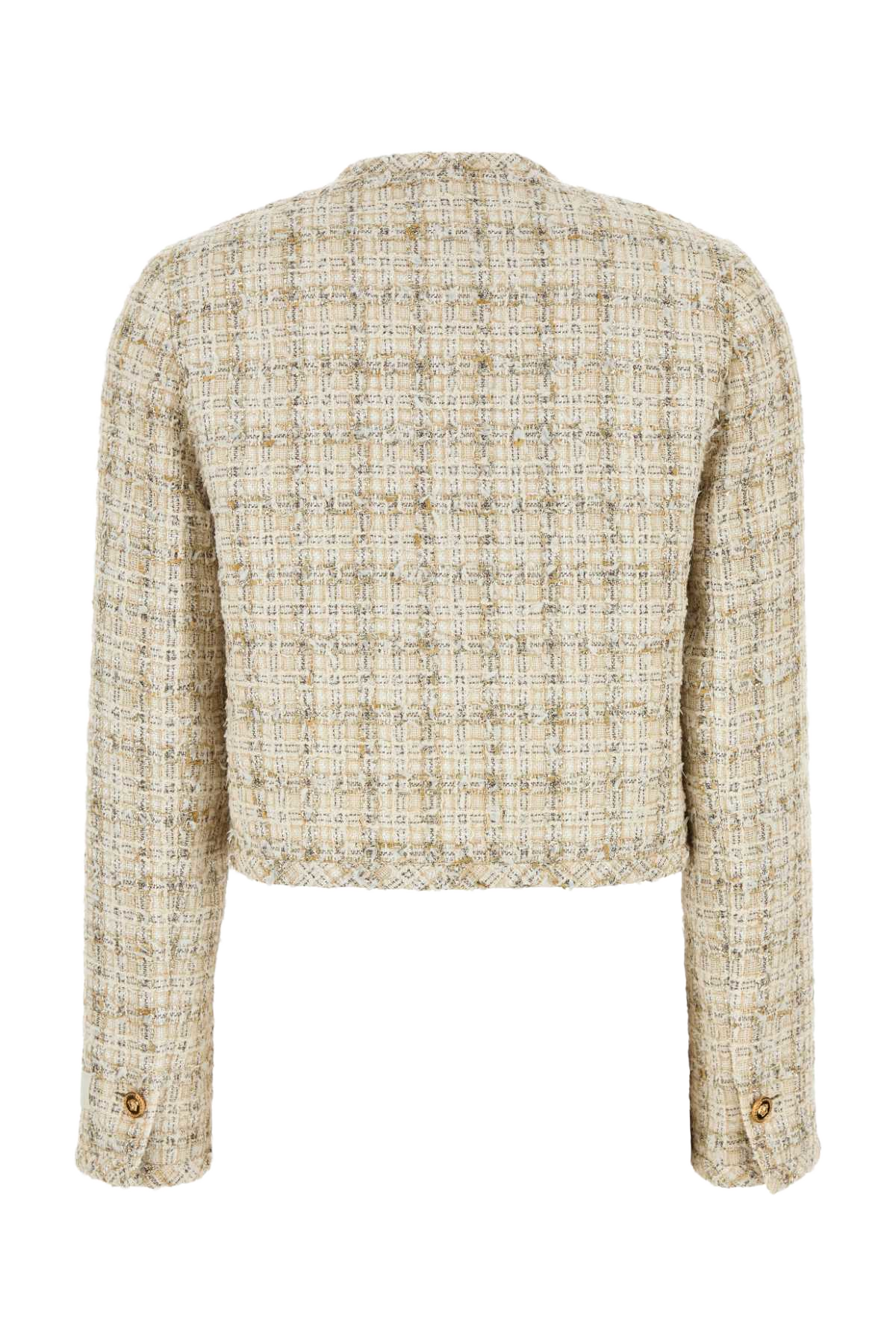 Multicolor Tweed Blazer Biscuitwhite Giacche E Gilet